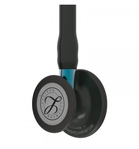 Cardiology IV 6201 - Stetoscop 3M Littmann, 69 cm, Negru/Albastru, capsula neagra (Black/Blue/Black)
