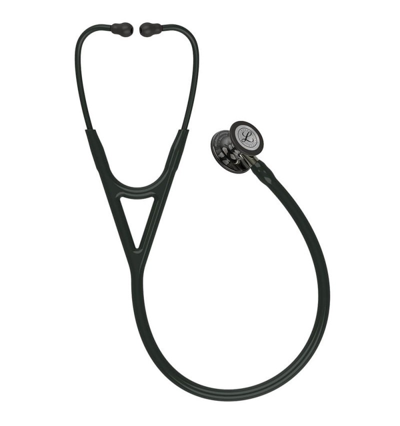 Cardiology IV 6204 - Stetoscop 3M Littmann, 69 cm, Negru/sampanie, capsula fumurie (Black/Champagne/Smoke)