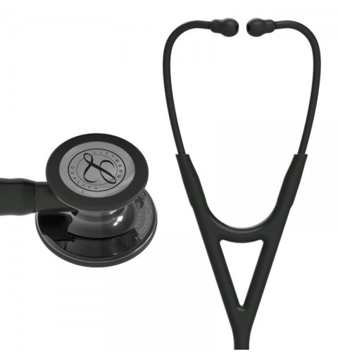 Cardiology IV 6232 - Stetoscop 3M Littmann, 69 cm, Negru complet, capsula fumurie (Black&Black/Smoke)