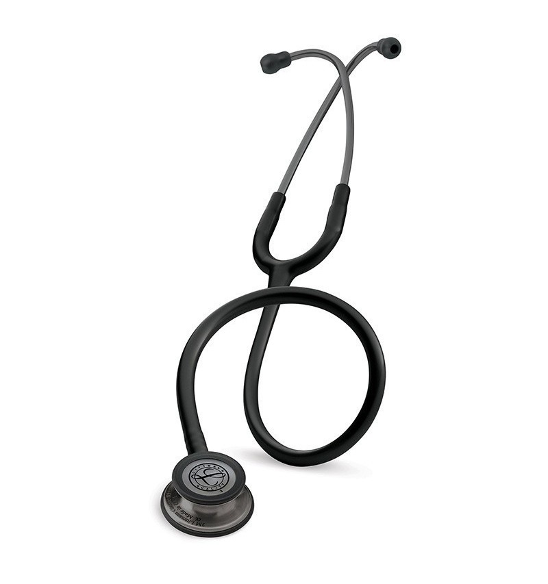 Classic III 5811- Stetoscop 3M Littmann, 69 cm, generatia noua, Negru, capsula fumurie (Black/Smoke)