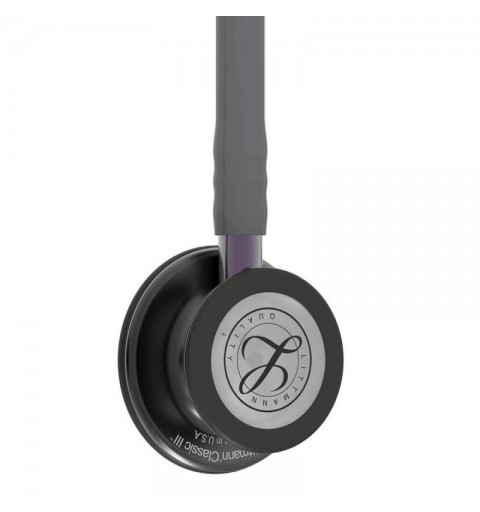 Classic III 5837 - Stetoscop 3M Littmann, 69 cm, generatia noua, Gri/violet, capsula fumurie (Gray/Violet/Smoke)