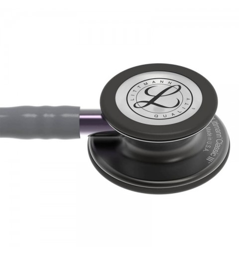 Classic III 5837 - Stetoscop 3M Littmann, 69 cm, generatia noua, Gri/violet, capsula fumurie (Gray/Violet/Smoke)