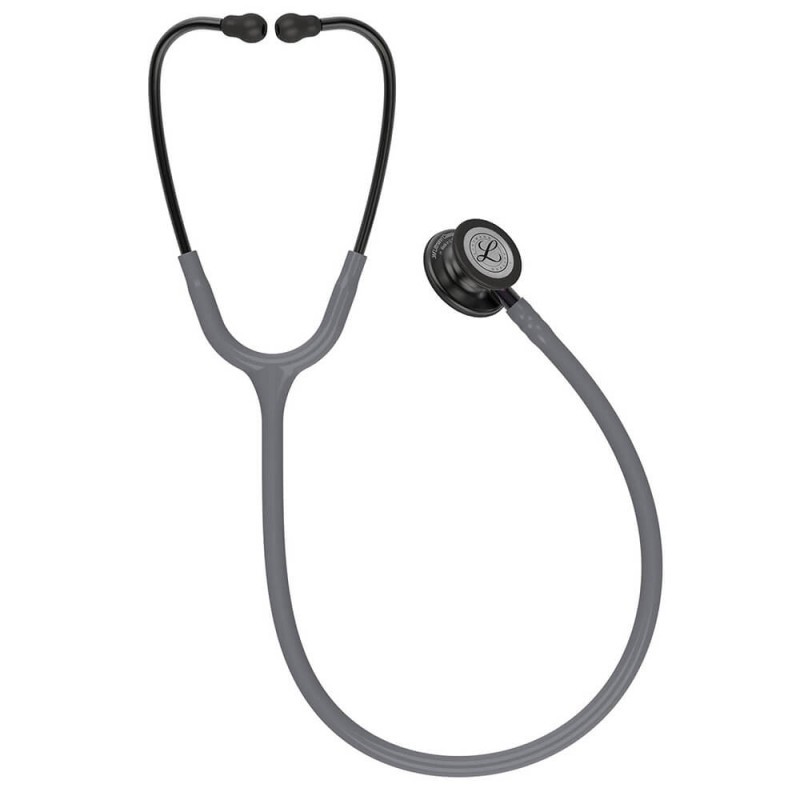 Classic III 5837 - Stetoscop 3M Littmann, 69 cm, generatia noua, Gri/violet, capsula fumurie (Gray/Violet/Smoke)
