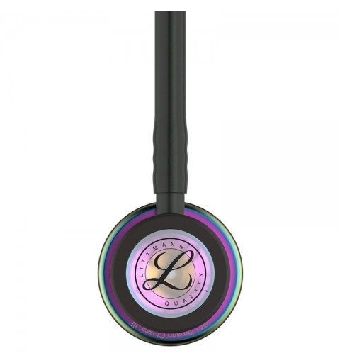 Classic III 5870 - Stetoscop 3M Littmann, 69 cm, generatia noua, Negru, capsula curcubeu (Black/Rainbow)