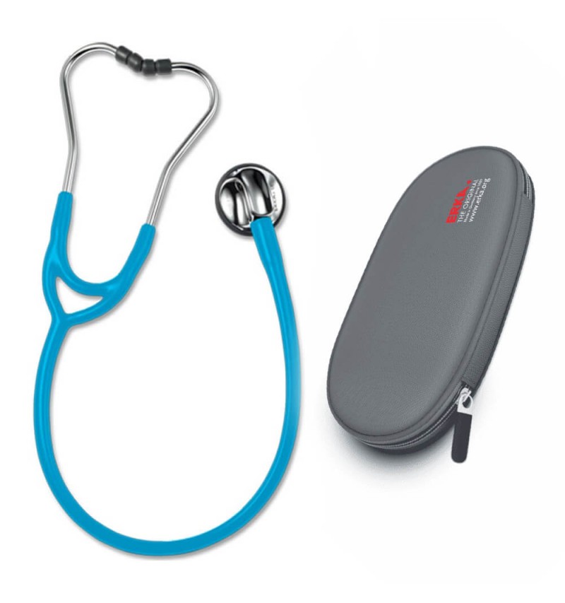 Stetoscop ERKA Sensitive, albastru ciel, cu borseta Stetoscop ERKA Sensitive, albastru ciel, cu borseta