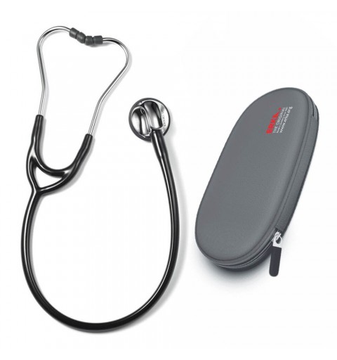 Stetoscop ERKA Sensitive, negru, cu borseta