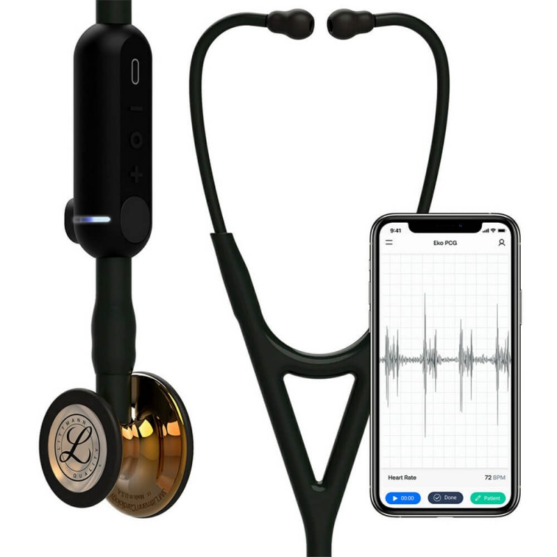 CORE Digital - Stetoscop electronic 3M Littmann, 69 cm, capsula cupru (Copper Edition)