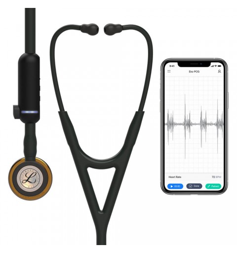 CORE Digital - Stetoscop electronic 3M Littmann, 69 cm, capsula cupru (Copper Edition)