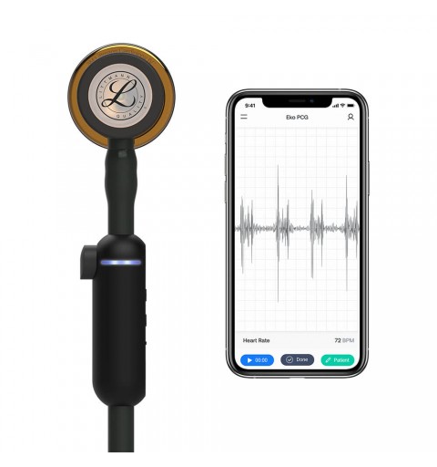 CORE Digital - Stetoscop electronic 3M Littmann, 69 cm, capsula cupru (Copper Edition)