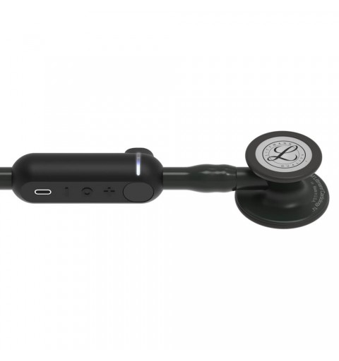 CORE Digital - Stetoscop electronic 3M Littmann, 69 cm, capsula neagra (Black Edition)