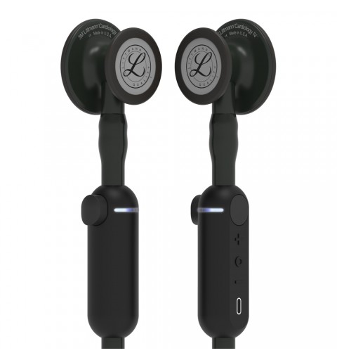 CORE Digital - Stetoscop electronic 3M Littmann, 69 cm, capsula neagra (Black Edition)